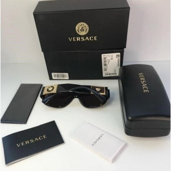 💯 - New Authentic Versace VE4436U Havana Dark Brown Sunglasses - Picture 3 of 12